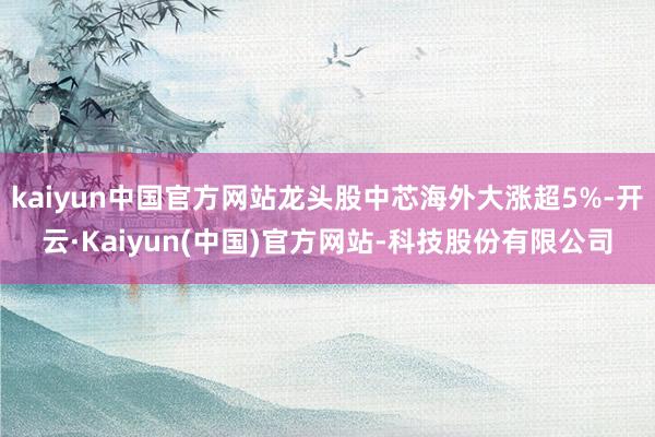 kaiyun中国官方网站龙头股中芯海外大涨超5%-开云·Kaiyun(中国)官方网站-科技股份有限公司