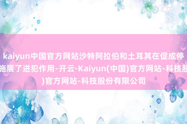 kaiyun中国官方网站沙特阿拉伯和土耳其在促成停战契约方面施展了进犯作用-开云·Kaiyun(中国)官方网站-科技股份有限公司