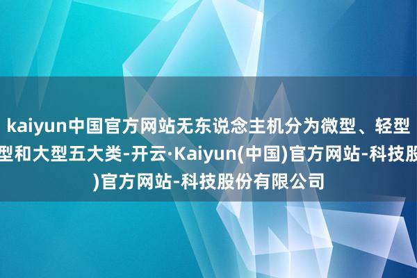 kaiyun中国官方网站无东说念主机分为微型、轻型、袖珍、中型和大型五大类-开云·Kaiyun(中国)官方网站-科技股份有限公司